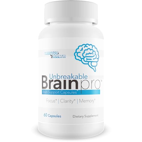 Unbreakable Brain Pro - Our Best Brain Support Supplement - Premium Brain Memory Support - Natural Brain Health Support - Brain Support for Women & Men - Brain Support Supplements for Memory and Focus