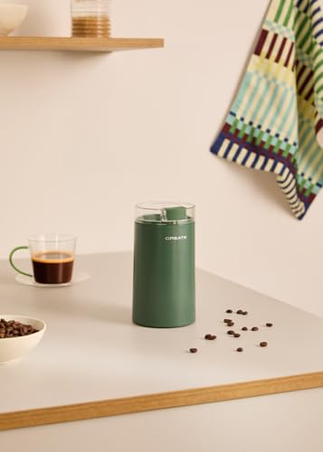 Miniatura 2 de Create Coffee Grinder Studio Molinillo De Café Y Alimentos De Acero Inoxidable Verde Sage Capacidad 50g, Compacto, Fácil De Usar, 180w