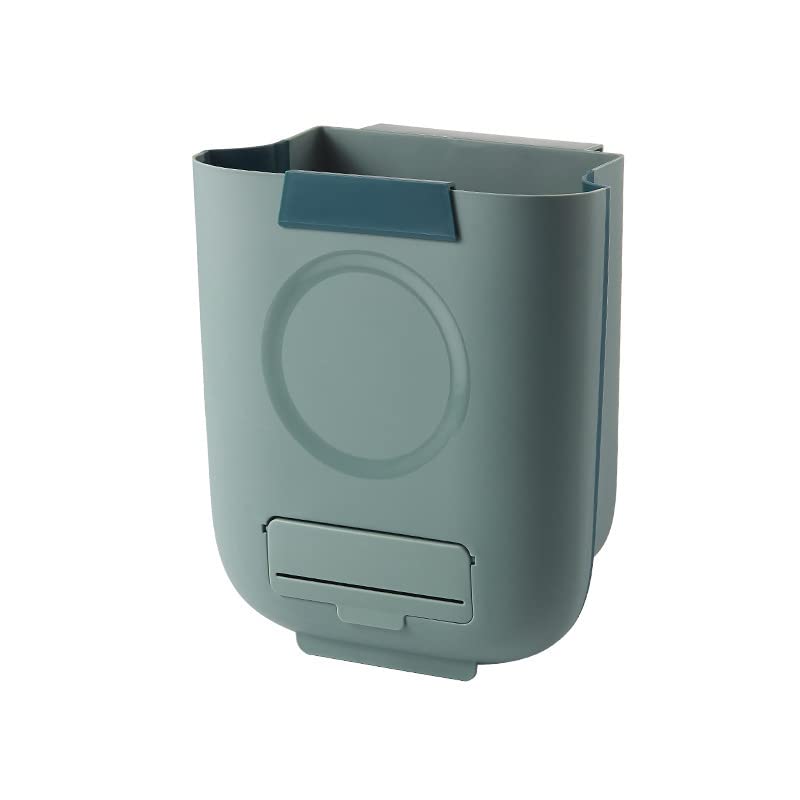 Cestino carta ufficio 1 0l/13l Cestino for rifiuti pieghevoli porta mobile da cucina appesa cestino for spazzatura montata a parete for la spazzatura del bagno. Pattumiera da bagno ( Size : 13L )