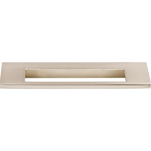 Top Knobs Europa Cut Out 5" CTC Finger Pull Brushed Satin Nickel TK521BSN