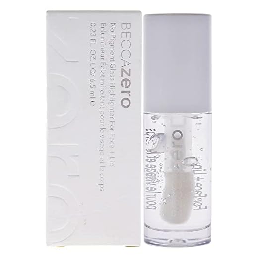 BECCA Zero No Pigment Glass Highlighter for Face and Lip Women, 0.23 Fl Oz (Pack of 1) (I0115907)