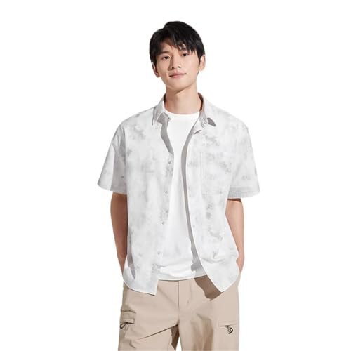T-Shirt Homme Style Chinois Respirant pour Rester Frais en Vacances d'Été
