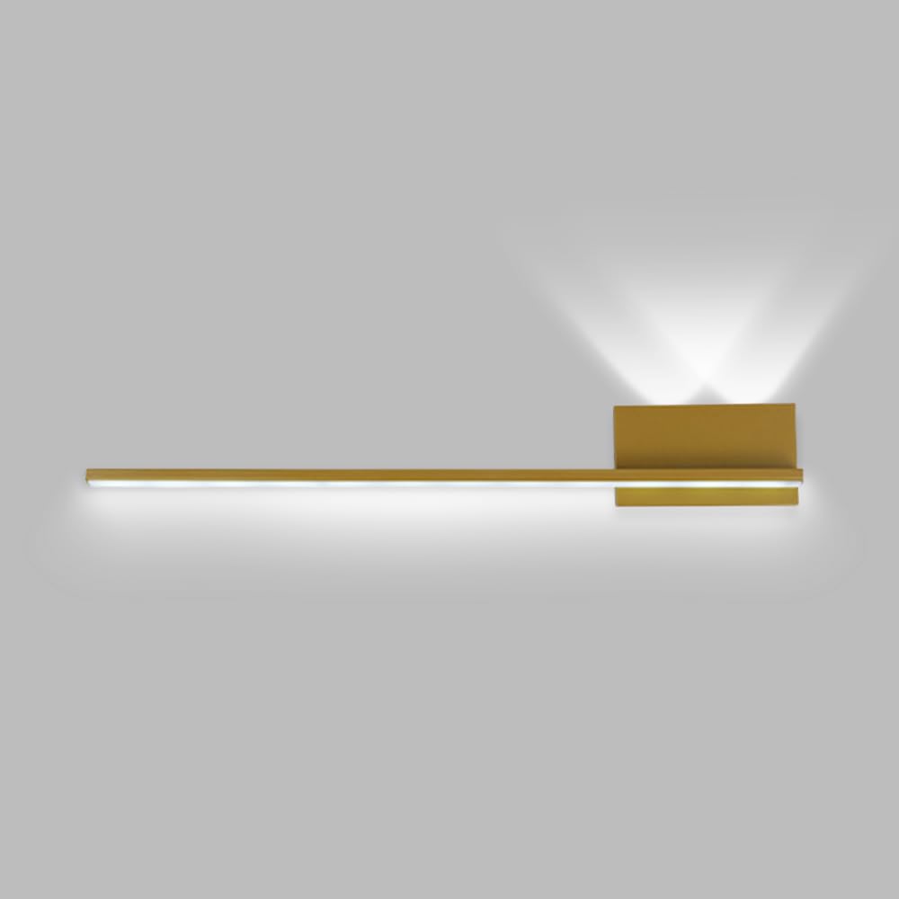 Sconce da Parete lineare dimmerabile con Telecomando, Lampada da Parete Moderna e Minimalista a LED per Interni, per Camera da Letto, Soggiorno, corridoio, Scale (1 Confezione)