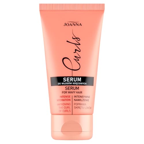 Joanna Sérum para rizos 50 g - Suero hidratante para el cabello - Cuidado para rizos naturales - Cuidado hidratante para cabello ondulado y rizado - Productos rizados con aminoácidos de arroz para el