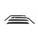 Rugged Ridge 11351.31 Smoked Acrylic Front and Rear Window Rain Deflector Kit