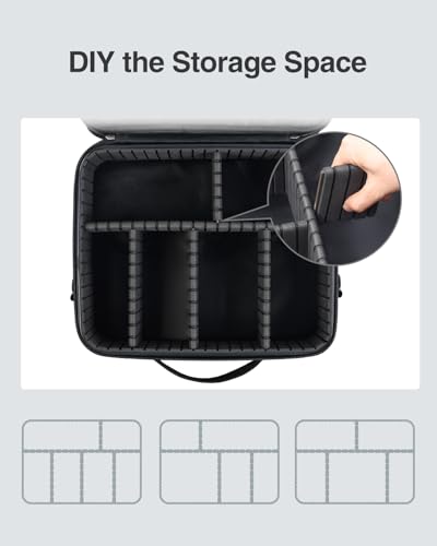 Luxtude Electronic Organizer Travel Case Large, Double Layer Tech Bag - Image 6