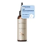 Ohrreiniger für Hunde - löst Verschmutzungen und lindert Juckreiz, mit Mikrosilber und Zink, vegan, OHR-REINIGER von LILA LOVES IT, 100 ml