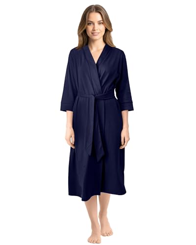 NY Threads Luxuriöser, leichter Damen-Bademantel/Frauen Morgenmantel aus...