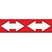 Brady 93395, Self-Sticking Vinyl Arrow, (Pack of 25 Cards)