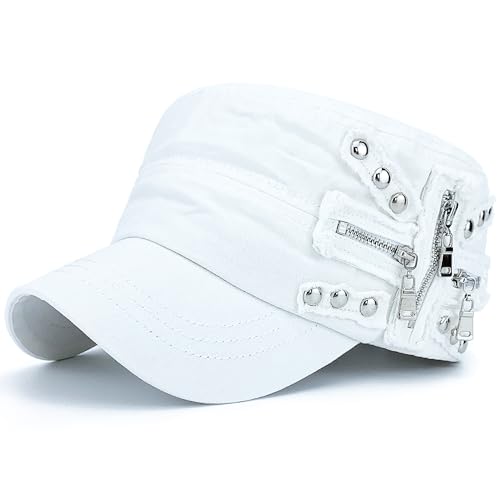 Sombrero Militar Ajustable de Algodón Suave para Mujer miniatura 1