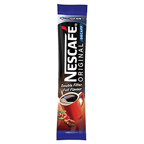 Nescafe Original Decaffeinated Double Filtered Coffee Sticks, 0.06 oz / 1.8 g, 20 Pack