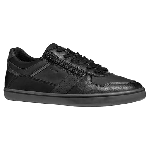 Geox U Elver A, Zapatillas Hombre, Negro, 45 EU