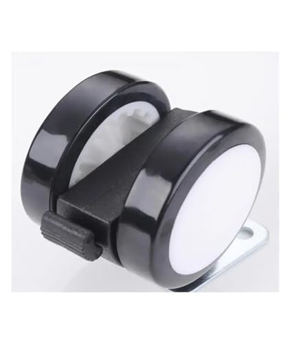 Roulettes de 5 cm pour table basse avec frein double pour stabilité