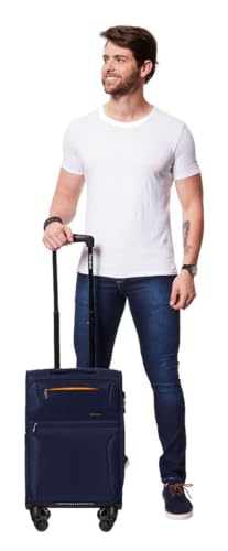 Mala De Bordo 10Kg Expansível Samsonite Viagem Pequena Tecido Rodas Duplas 360° Cadeado TSA Bahia
