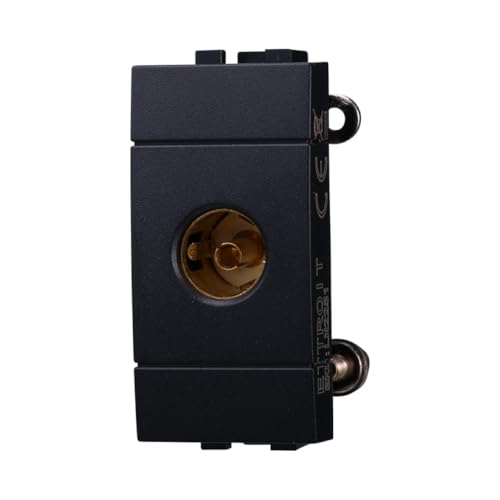 Modulo Presa Antenna TV Nero Compatibile Bticino Living