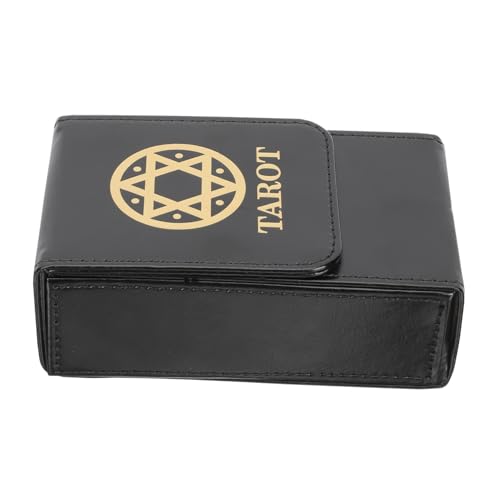 DEARMAMY Caixa de armazenamento de tarô de 2 peças caixa de armazenamento de cartas de tarot caixa de armazenamento multiusos recipientes de armazenamento prateleiras de