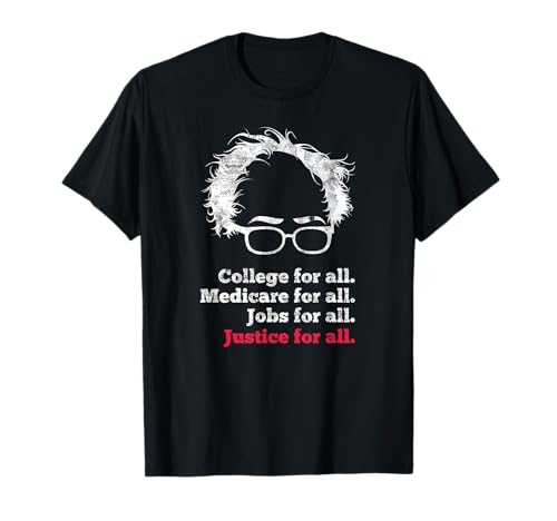 Bernie Sanders 2020 Camiseta College Medicare Justice For All Camiseta