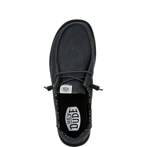 Image of HEYDUDE Women's Wendy Stretch Canvas Slip On Shoes | Easy On Loafer