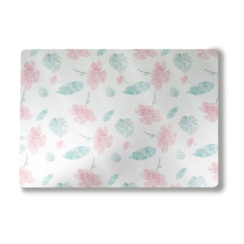 Image of Glossy Glitter Laptop Skin Compatible with Alienware M18 R2 (2024) - Paper Flowers - Premium 3M Vinyl Protective Wrap Decal Cover - Easy to Apply | Crafted in The USA by MightySkins