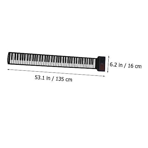 COSMEVIVI 88 rouleau de piano clavier pour les enfants clavier électronique pour enfants clavier portable piano enroulable piano pour débutant piano électronique portatif Gel de silice Black - Les Beatles, Paul McCartney, John Lennon, RIngo Starr, George Harrison COSMEVIVI 88 rouleau de piano clavier pour les enfants clavier électronique pour enfants clavier portable piano enroulable piano pour débutant piano électronique portatif Gel de silice Black – Image 8