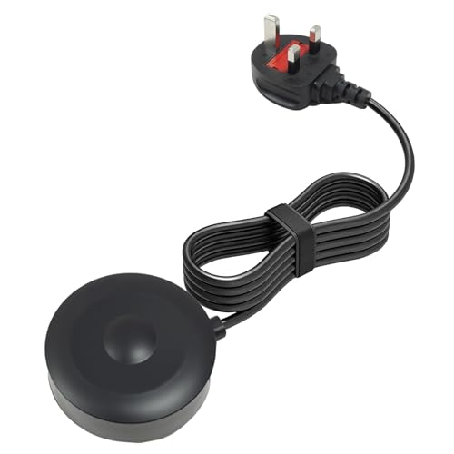 Magnetic Charging Base for Oral B iO 7/8/9 Series Electric Toothbrush Charger Compatible with Braun Oral B iO7 iO8 iO9 Toothbrush Travel Power Charger Replacement 3768 Model Waterproof UK Plug Black