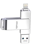 ✔【HOCH-GESCHWINDIGKEITS DATENTRANSFER DANK USB 3.0 TECHNOLOGIE】 -Das von MFi zertifizierte Speicherlaufwerk ermöglicht einen schnellen und stabilen Datentransfer, der Transfer eines HD Films zB (ca 1GB) nimmt nur 20s in Anspruch.