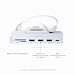 SATECHI USB-C Klemm-Hub für 24-Zoll-iMac und Studio Display, Silber