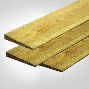 Feather Edge Fence Boards 4 foot 125mm 5" Treated Close Board Fencing Cladding Wood 1.2m High (30)
