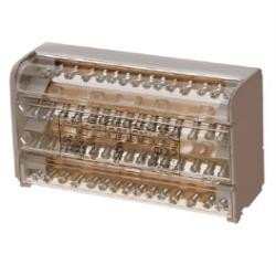 Regleta equipotencial tetrapolar Gewiss 44 mp 160a de alta conductividad eléctrica