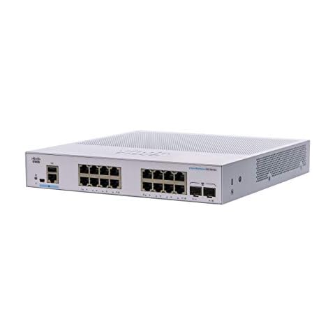Cisco Business CBS350-16T-2G Managed Switch | 16 Port GE | 2x1G SFP | Limited Lifetime Protection (CBS350-16T-2G) Cover