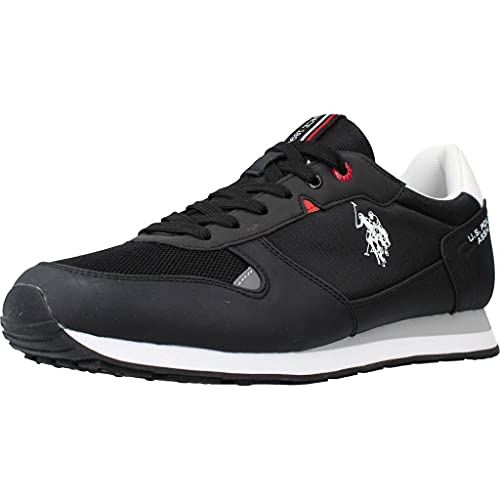 U.S. POLO ASSN. Wily, Plat Oxford Homme, Blk, 44 EU