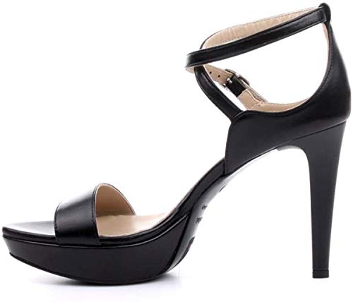 Nero Giardini Sandali Tacco in Pelle Elegante