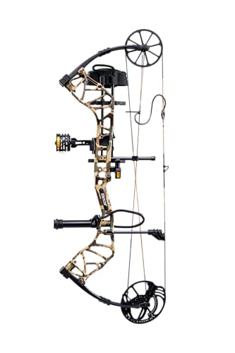 Bear Species XT Ready to Hunt Compound Archery Bow, 70lb. Draw Weight, Right Hand, Fred Bear/Black