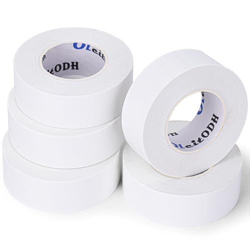 Image of 5 Pack Mini White Duct Tape, 1 inch X 75 Yards Travel Size Duct Tape, Pocket Size Heavy Duty Waterproof No Residue Tear by Hand, Multi-Use for Indoor & Outdoor Repairs, travel camping DIY projects