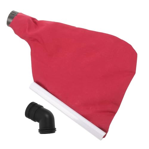 LALAFINA 1 Juego Bolsa de Recogida de Polvo para Lijadora de Banda con Accesorio de Codo Reutilizable y Resistente para Proyectos de Carpintería Compatible con Colectores de Polvo de Pared