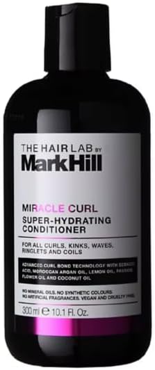 The Hair Lab - Miracle Curl Super Hydrating Conditioner, Curl Repair, Hydrate and Nourish, 300 ml - Vegan