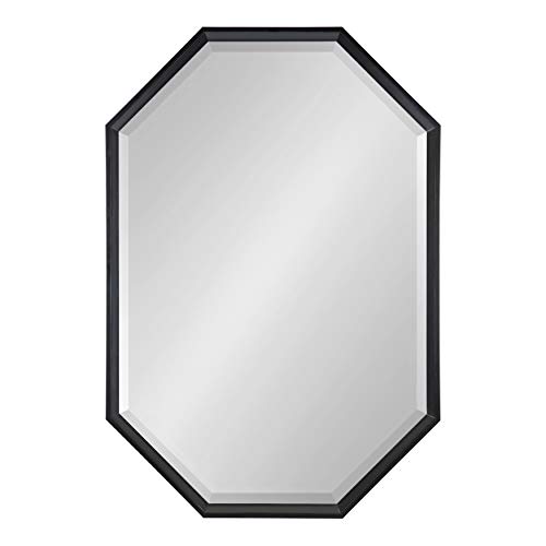 Kate and Laurel Calter Large Elongated Octagon Frame Wall Mirror,