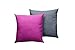Simurq Poszewka na poduszkę 40 x 40 – 2 poszewki na poduszkę z niewidocznym zamkiem błyskawicznym do salonu, poduszka ozdobna, na sofę, poszewka na poduszkę 50 x 50 (40 x 40 cm, fioletowo-szara)