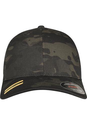 Flexfit Unisex Baseball Cap, Black Multicam, L/XL