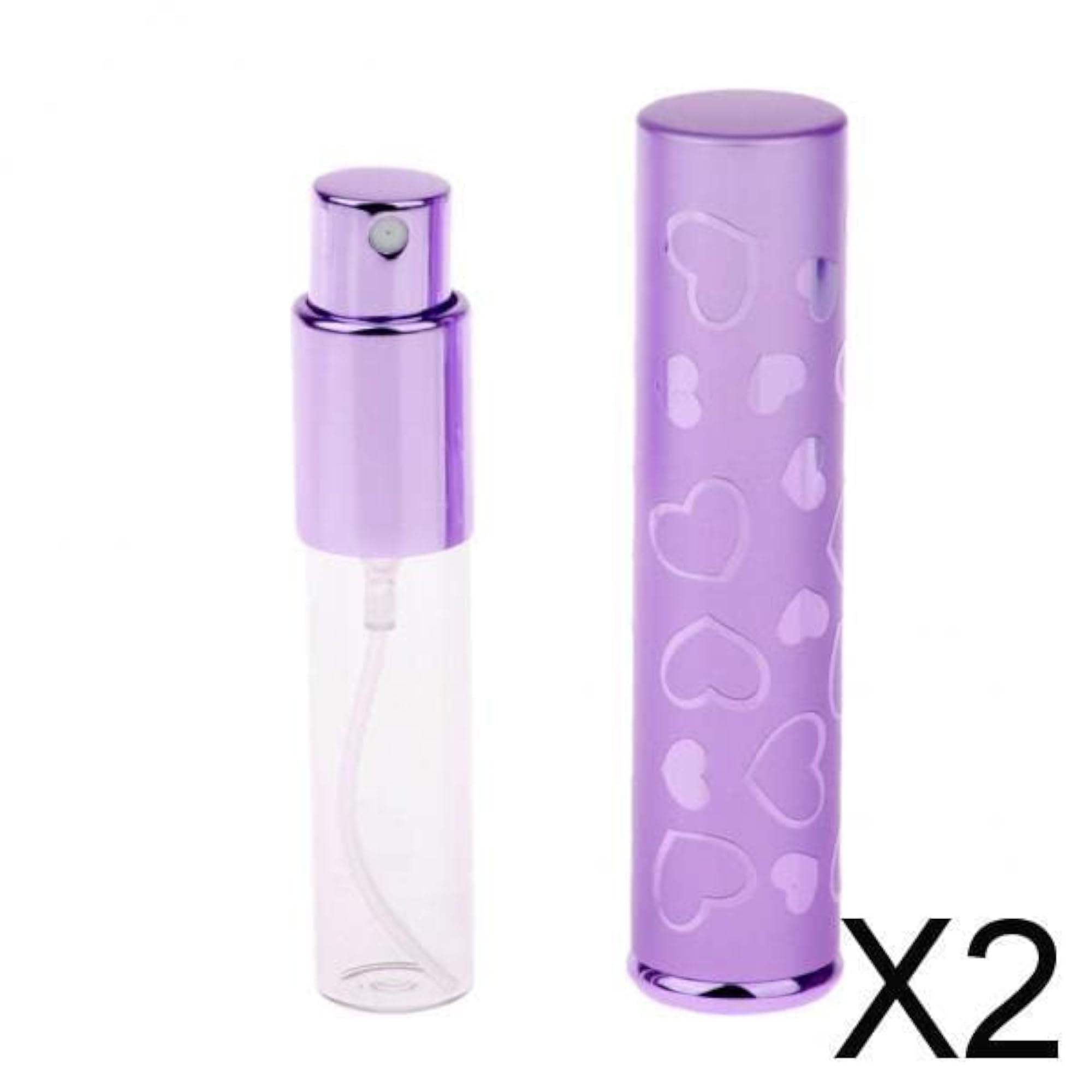 2x Portable 7ml Refill Perfume Atomizer Empty Bottle