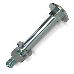 Auprotec 50 Stück Flachrundkopfschrauben M8