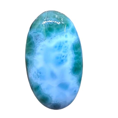 Larimar pierre naturelle brute cabochon pour fabriquer bague et pendentif