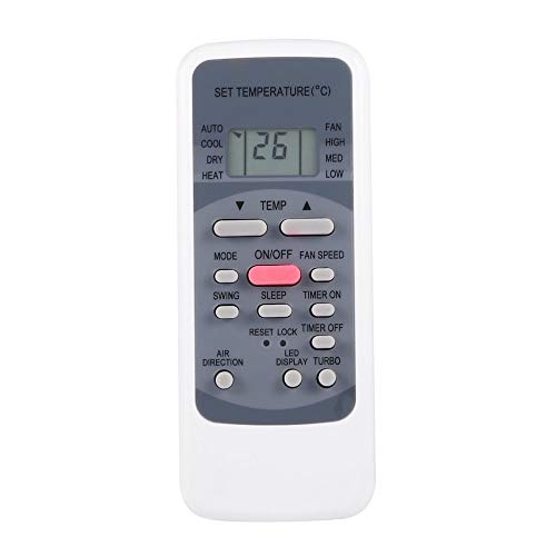 Telecomando universale per climatizzatori come ricambio per Media R51M R51 / E R51 / CE R51M / CE R51D / E R51M / BGE - Grigio 0