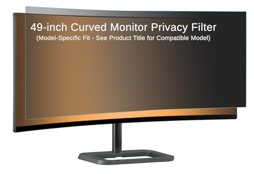 Photodon 2-Way Privacy Filter to fit the Dell U4919DW 49" Curved Monitor