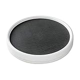 Copco Pro Non-Skid Pantry Cabinet Lazy Susan Turntable, 12-Inch, Charcoal