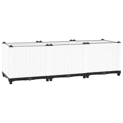 vidaXL Arriate Polipropileno 120x40x38 cm