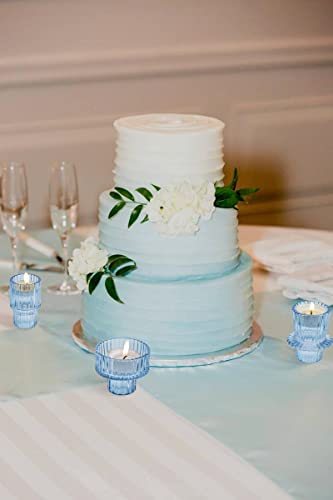 Vixdonos Set of 6 Glass Candlestick Holders