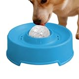 Leckschüssel für Hunde, rotierendes Futterspielzeug, gesunde Futterspender für langsames Füttern, interaktives Trainingsgerät für Welpen, geistiges Stimulationswerkzeug für Soul