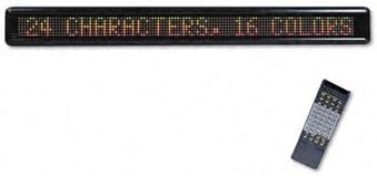 Newon LED Electronic Moving Message Sign SIGN,MSG,SCROLL,24CHR,BK (Pack of2)