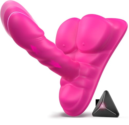 Thrusting Riding Grinding Dildo Vibrator Remote for G Spot & Anal